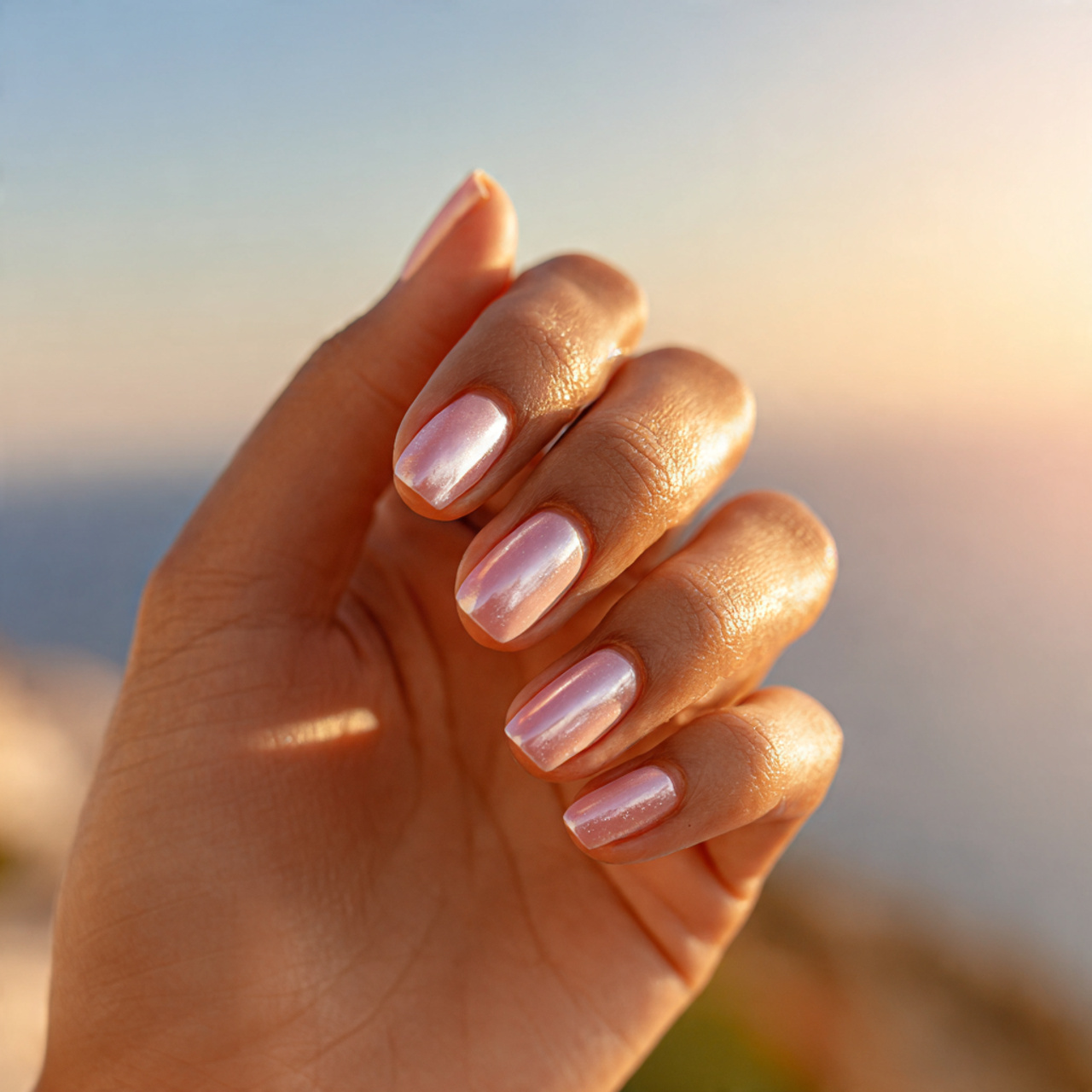 Summer Nails Ideas That Feel Light Fresh and Beautiful 10 an attractive women s hand with 5 fingers 9