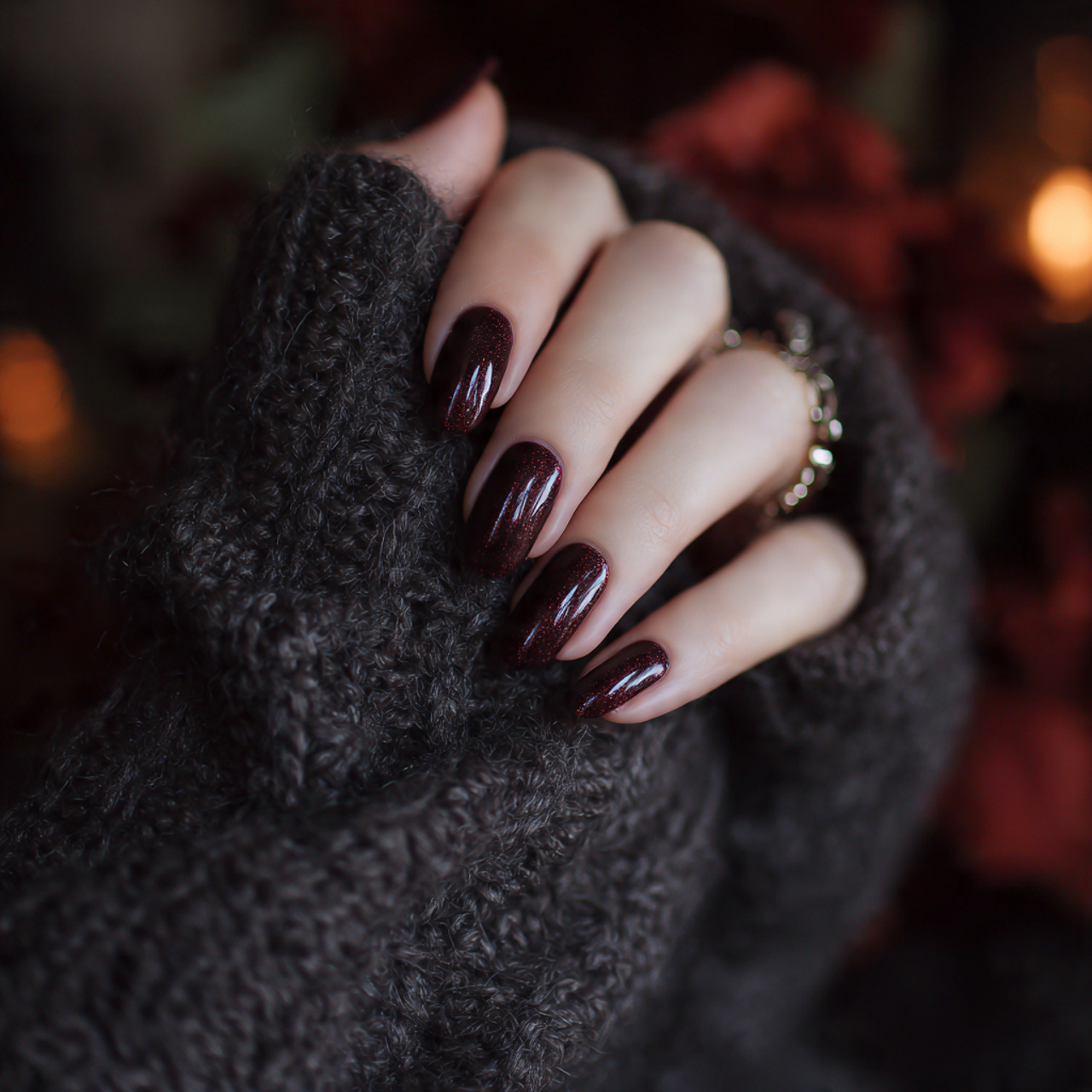 Fall Nails Inspiration With Cozy Autumn Vibes And Style 12 Smoky Plum Mood
