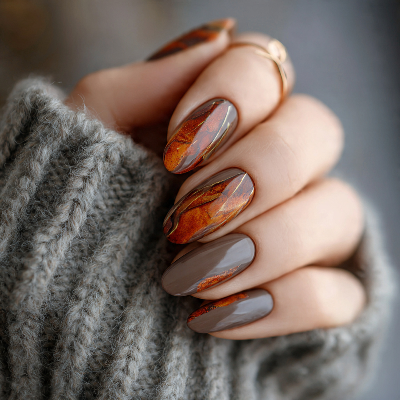 Fall Nails Inspiration With Cozy Autumn Vibes And Style 7 Cocoa Cloud Comfort