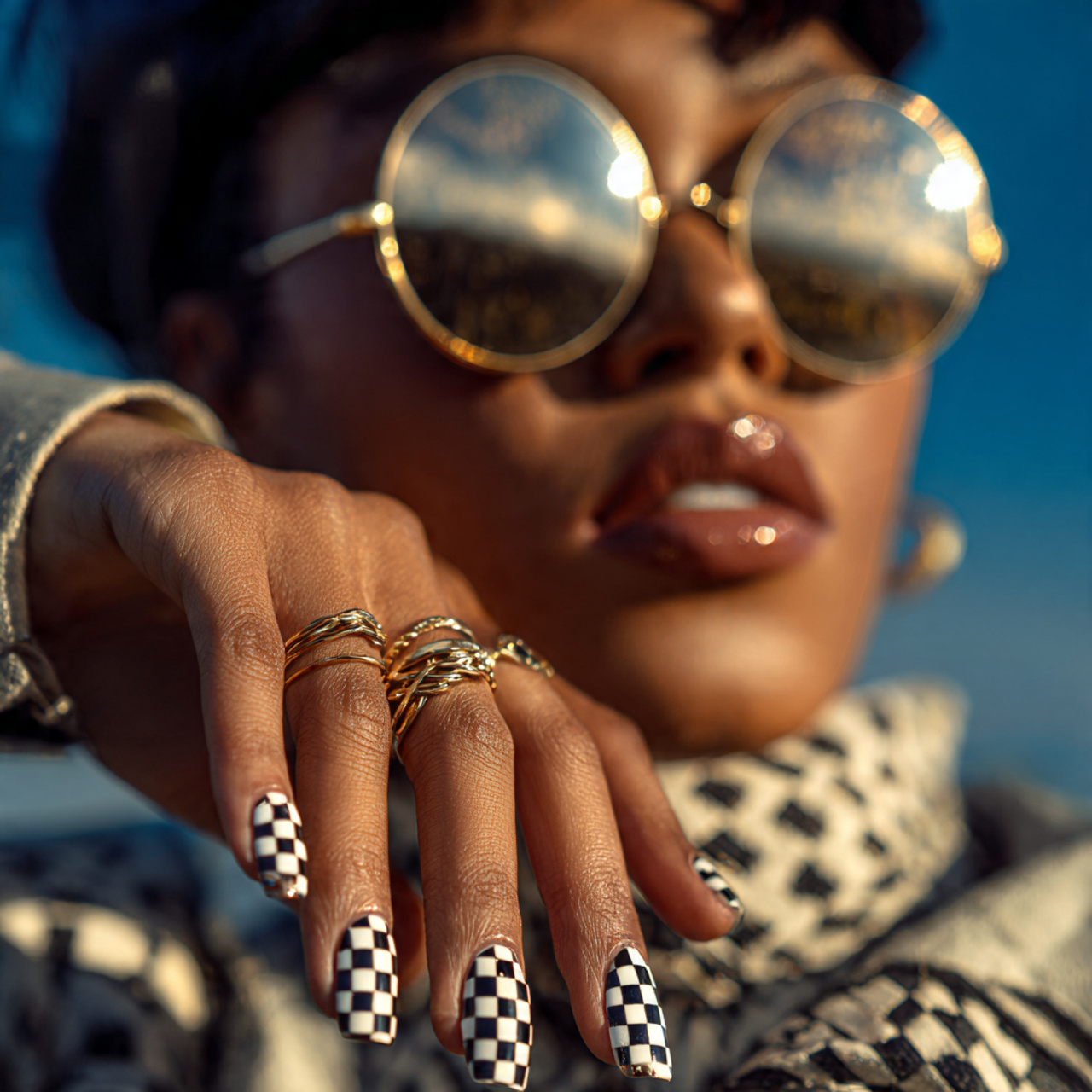 Bold Checkerboard Energy