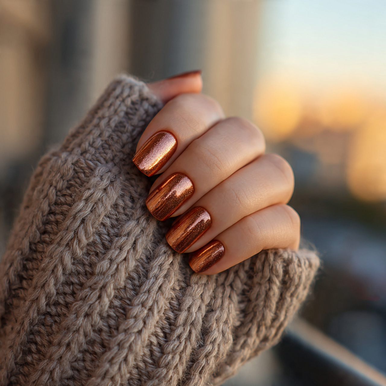 Burnished Copper Light