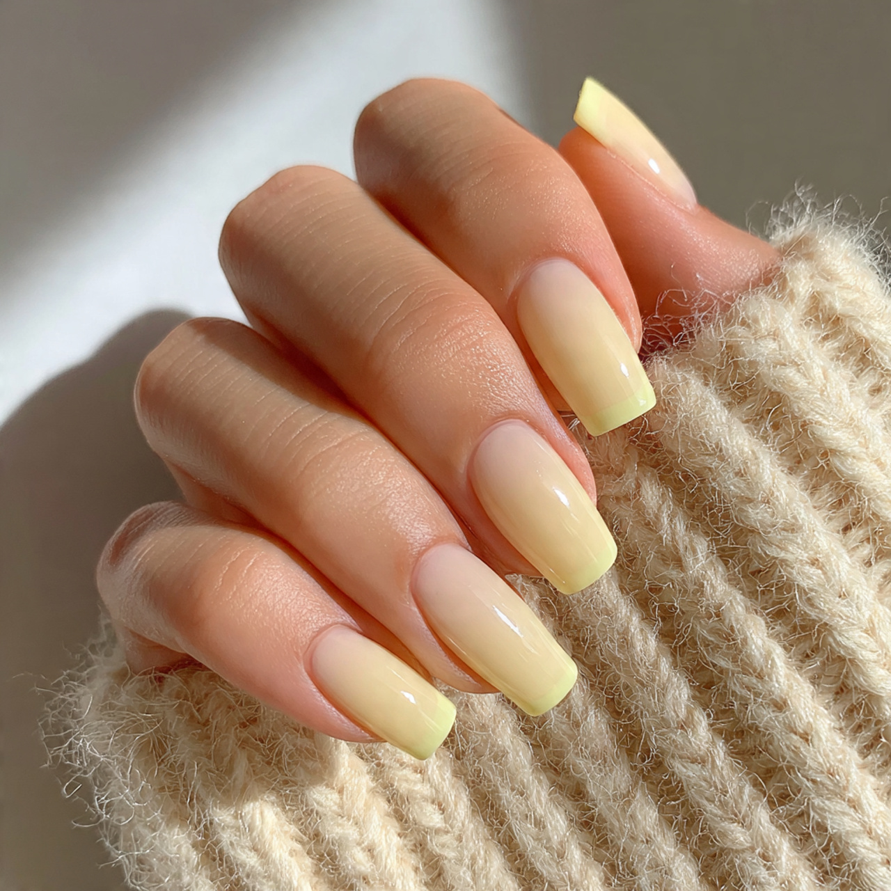 French Nails Colored Ideas for a Trendy Modern Look 8 Buttercream Yellow Tips