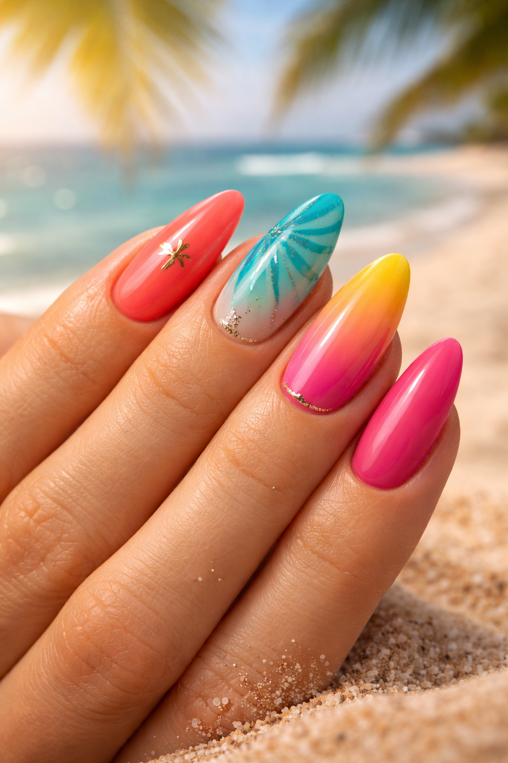 Summer Nails Short