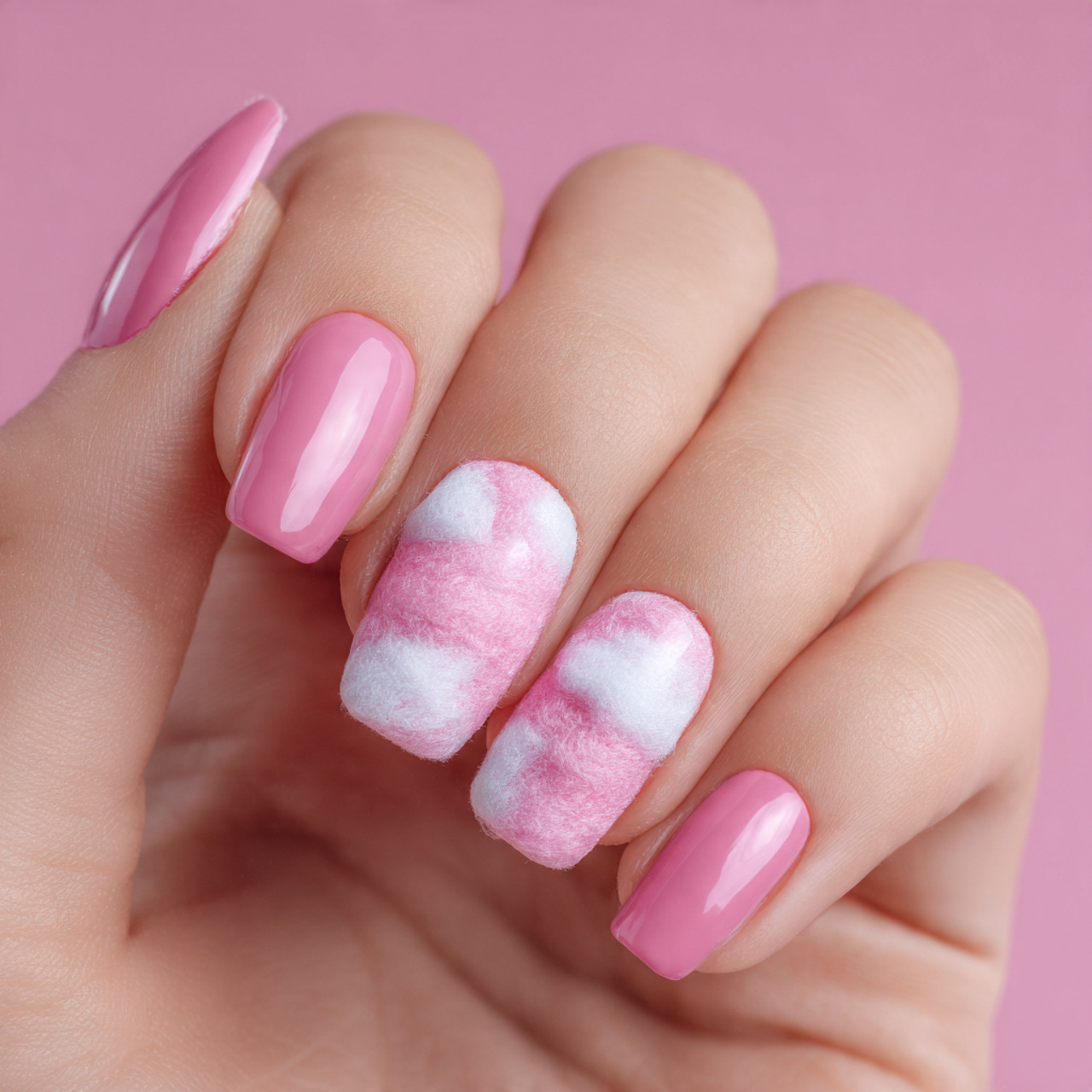 Cute Birthday Nails Ideas for a Fun & Dreamy Look 2 Cotton Candy Celebration