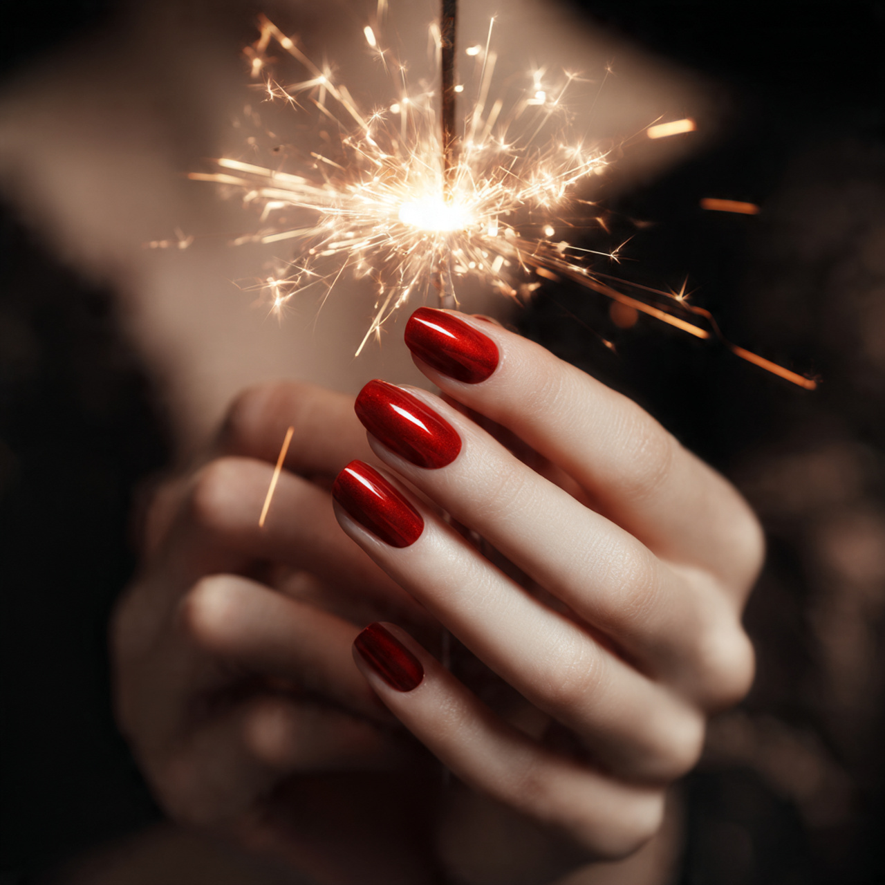 Red French Nails Ideas for a Bold & Elegant Look 8 Festive Ruby French