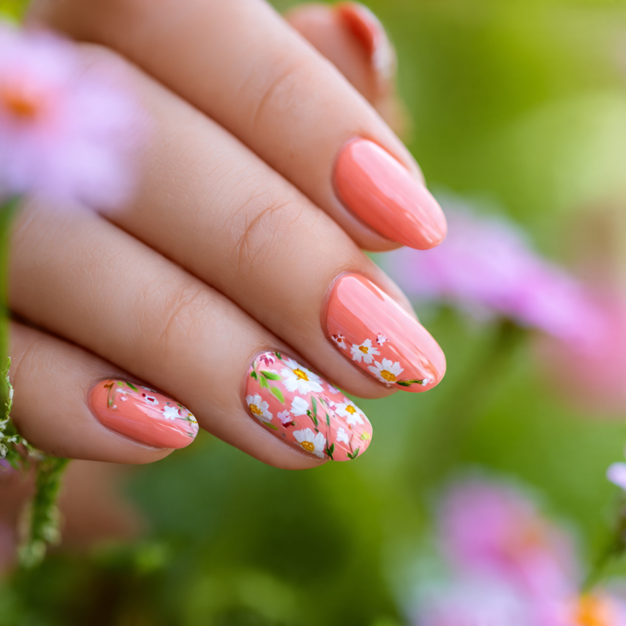 Cute Spring Nails Ideas You’ll Love This Season 12 Garden Party Mix