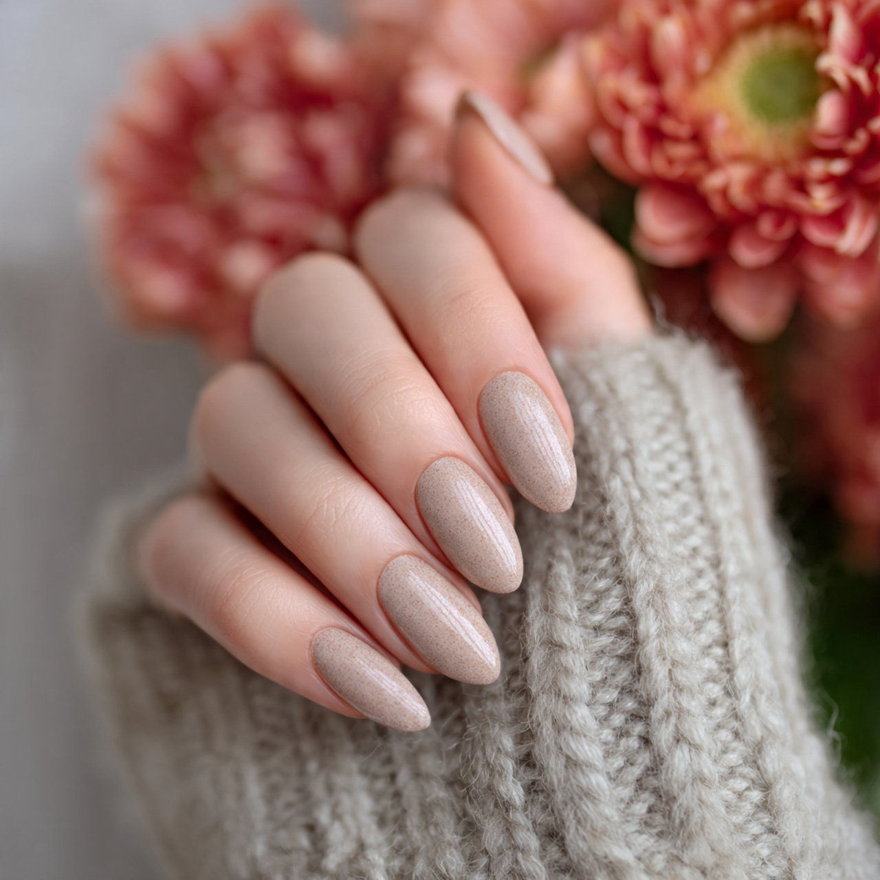 Almond Nails Inspiration That Feels Soft & Timeless 5 Latte Beige Almond