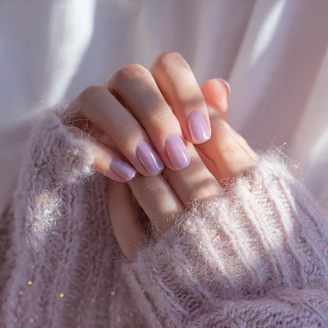 Summer Nails Short – Fresh, Bright & Trendy Ideas 7 Lavender Breeze