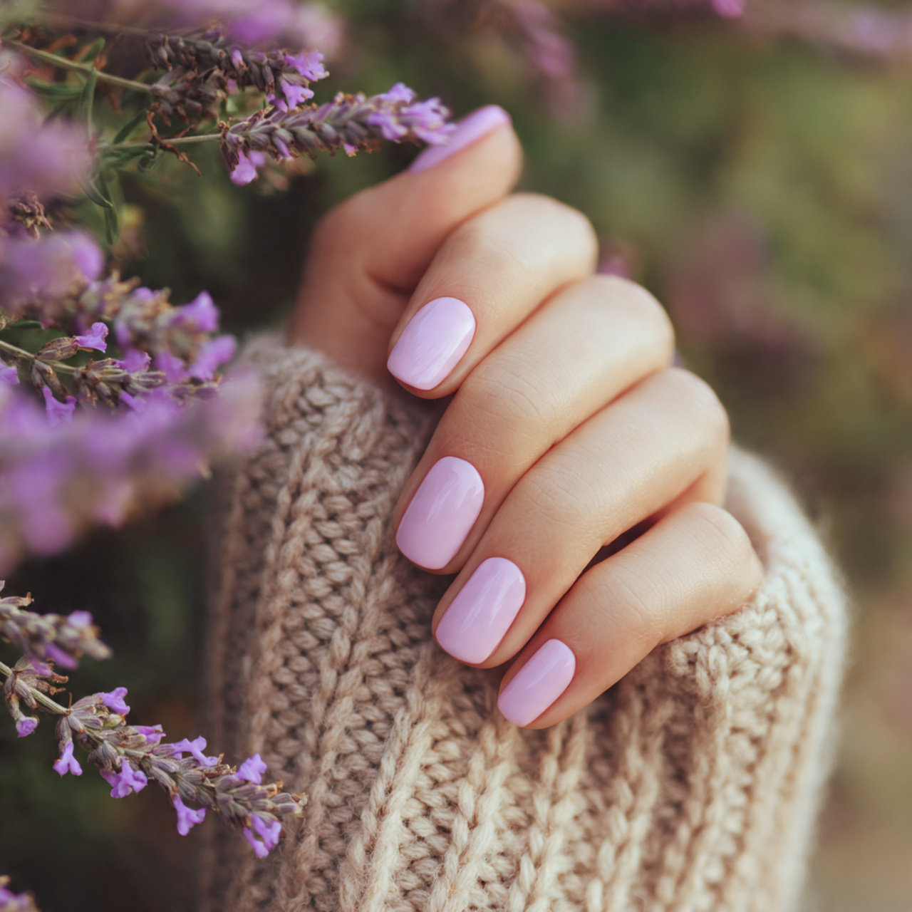 Cute Spring Nails Ideas You’ll Love This Season 2 Lavender Milk Glow
