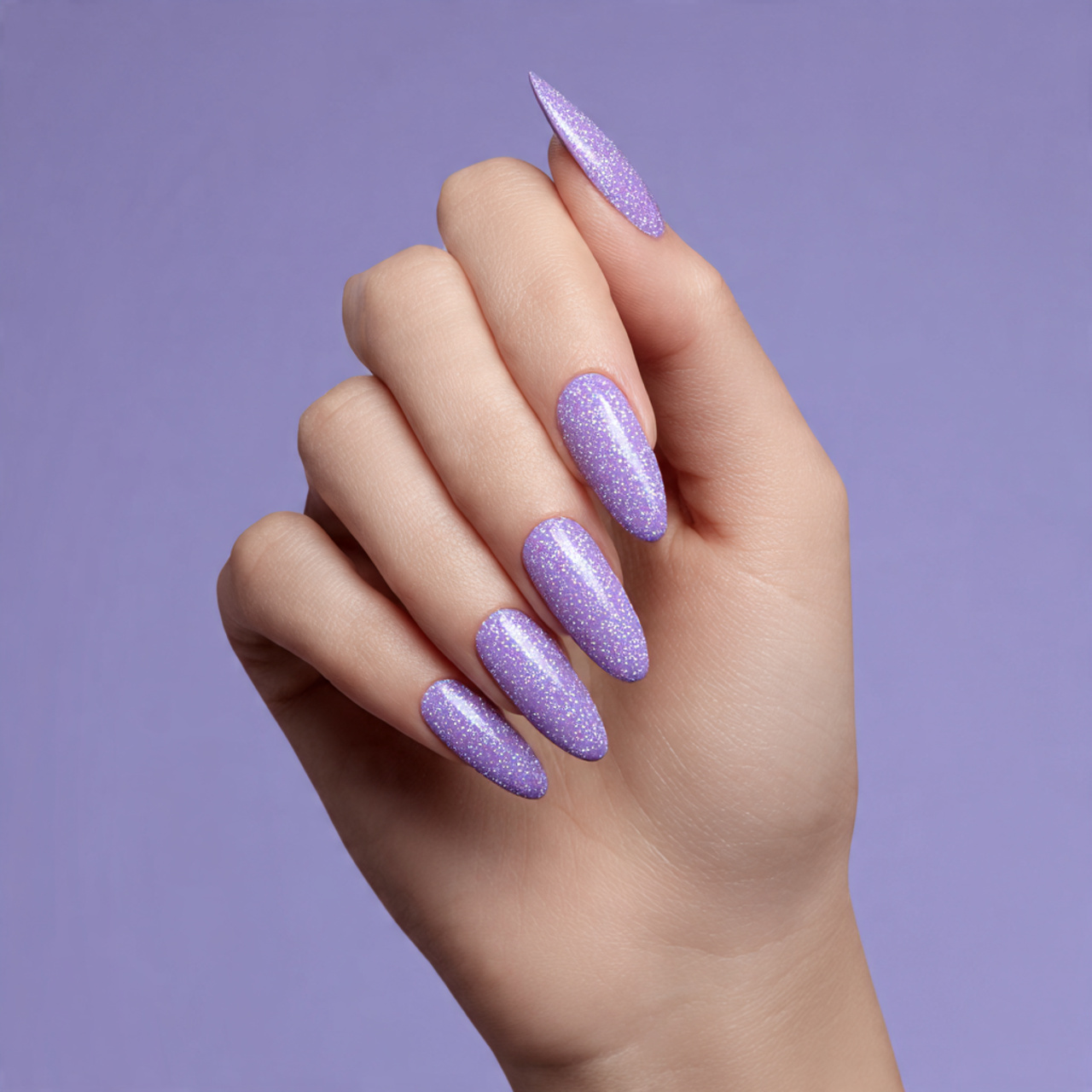 Cute Birthday Nails Ideas for a Fun & Dreamy Look 5 Lavender Stardust
