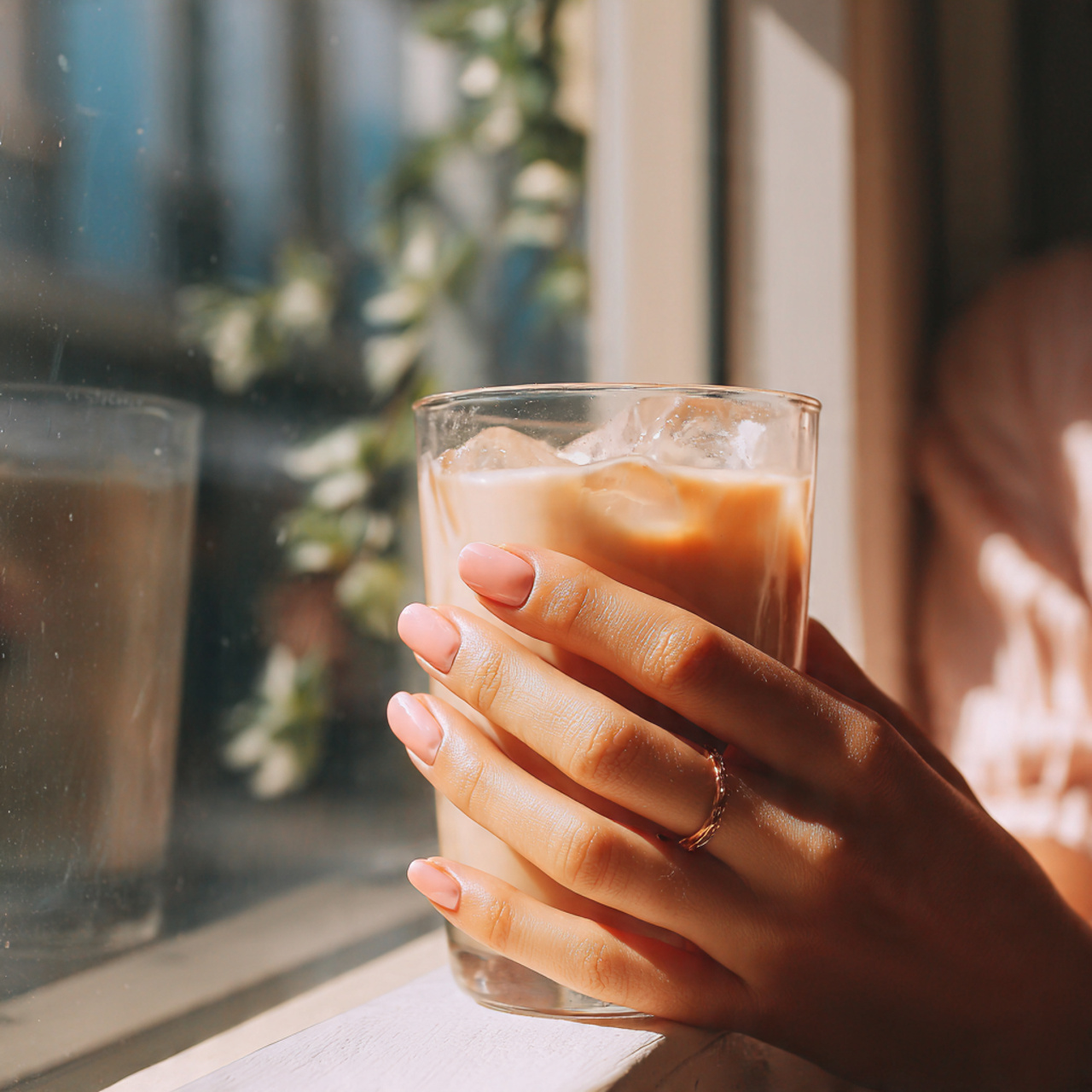 Summer Nails Short – Fresh, Bright & Trendy Ideas 1 Peach Sorbet Glow