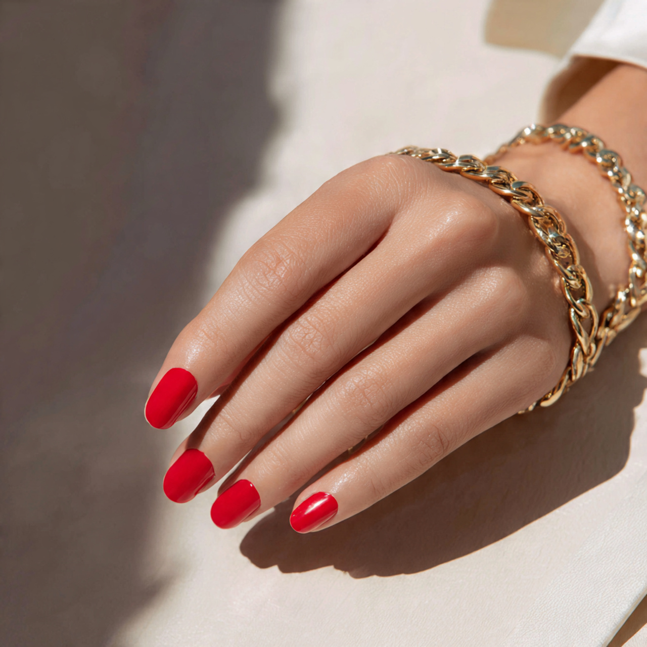 Red French Nails Ideas for a Bold & Elegant Look 4 Scarlet Glow Elegance