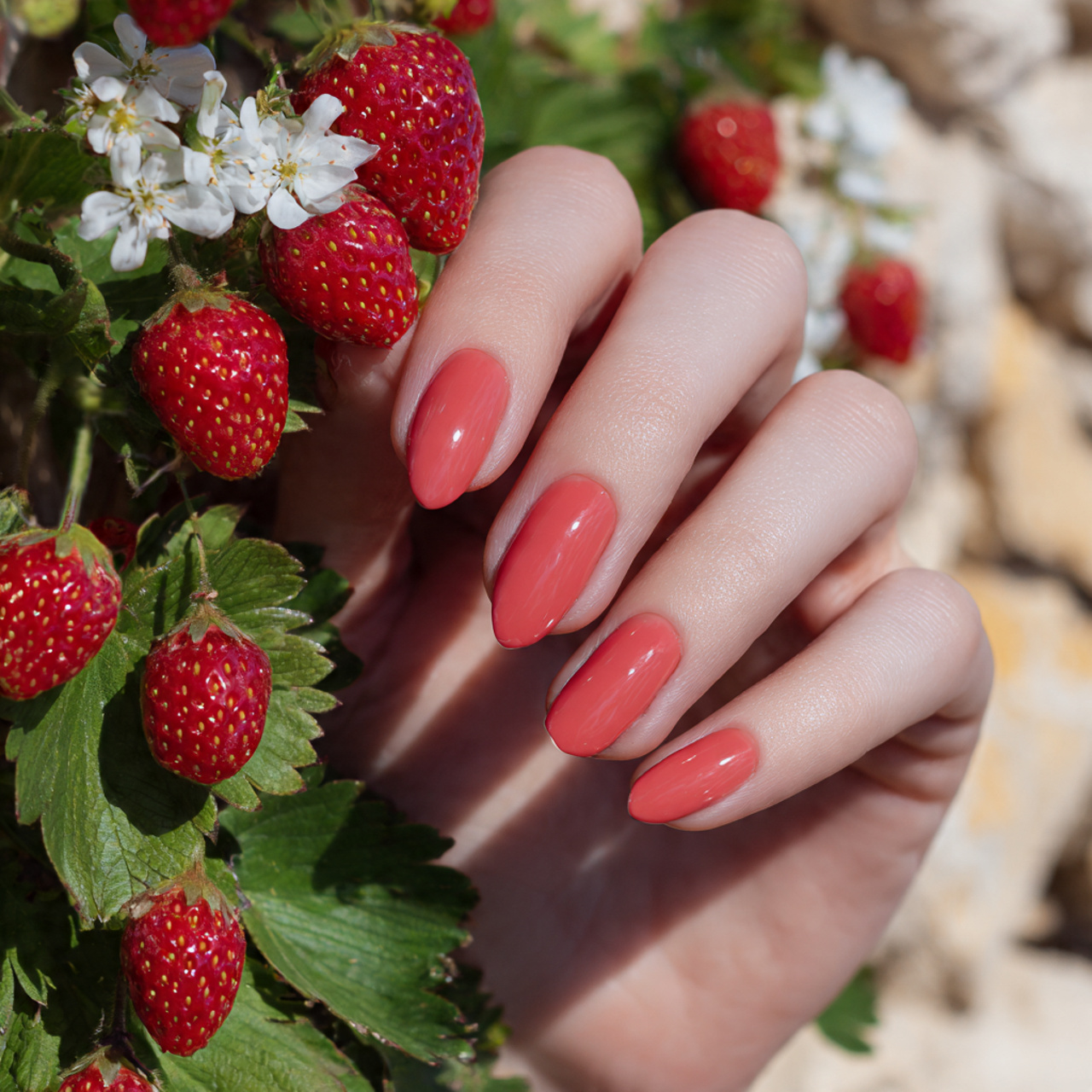 Cute Spring Nails Ideas You’ll Love This Season 10 Strawberry Cream Cutie