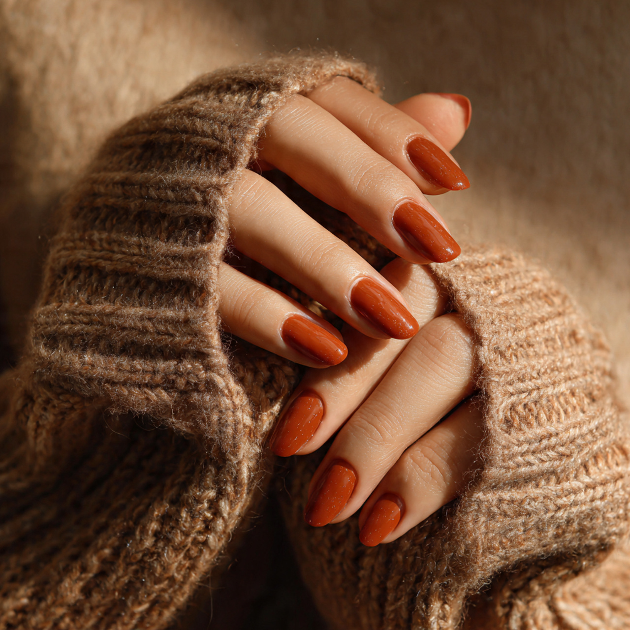 Burnt Orange Embrace