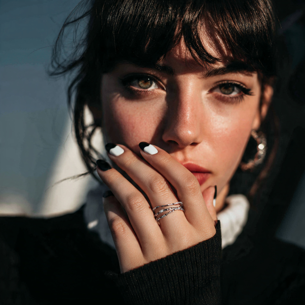 Black and White Nails