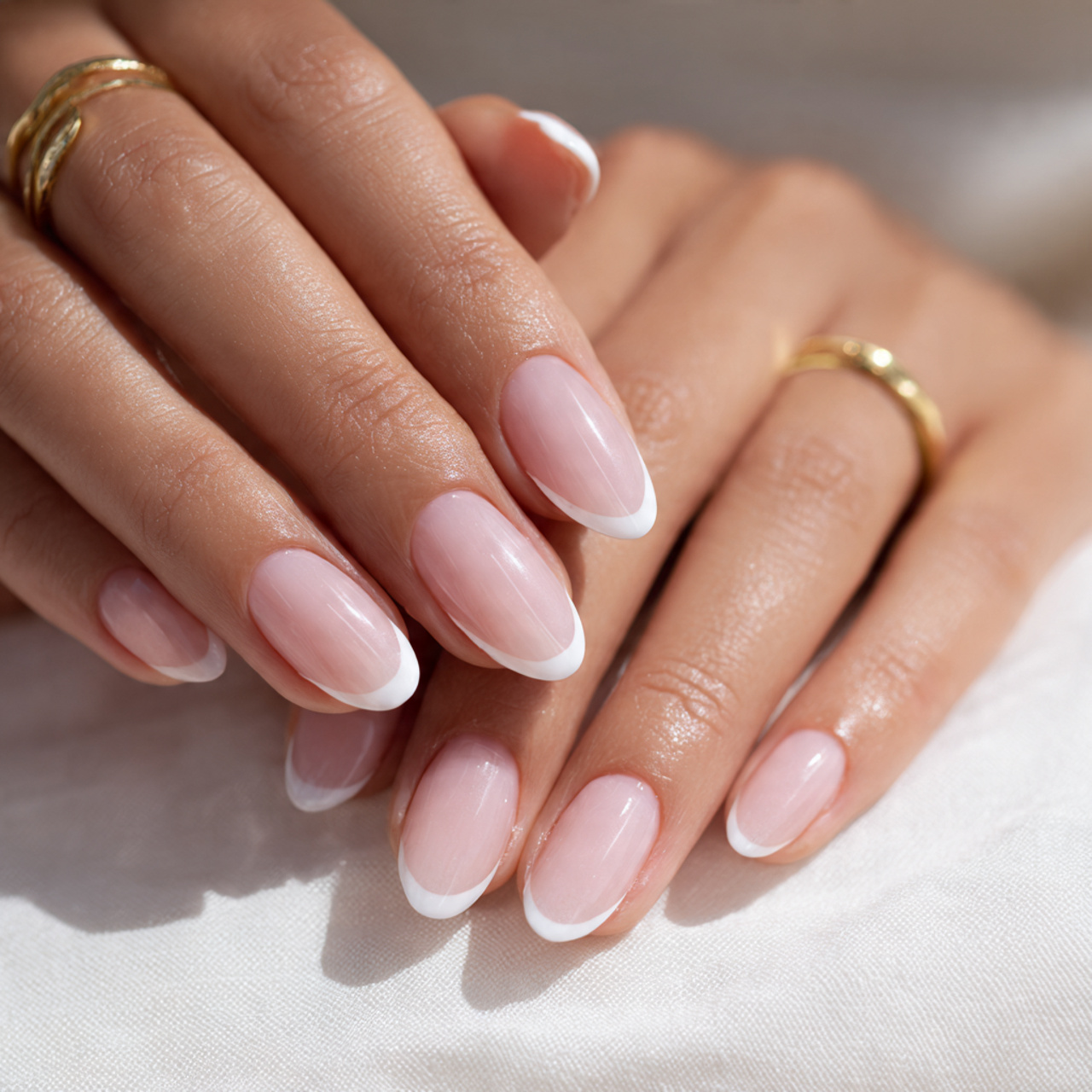 White French Tip Nails