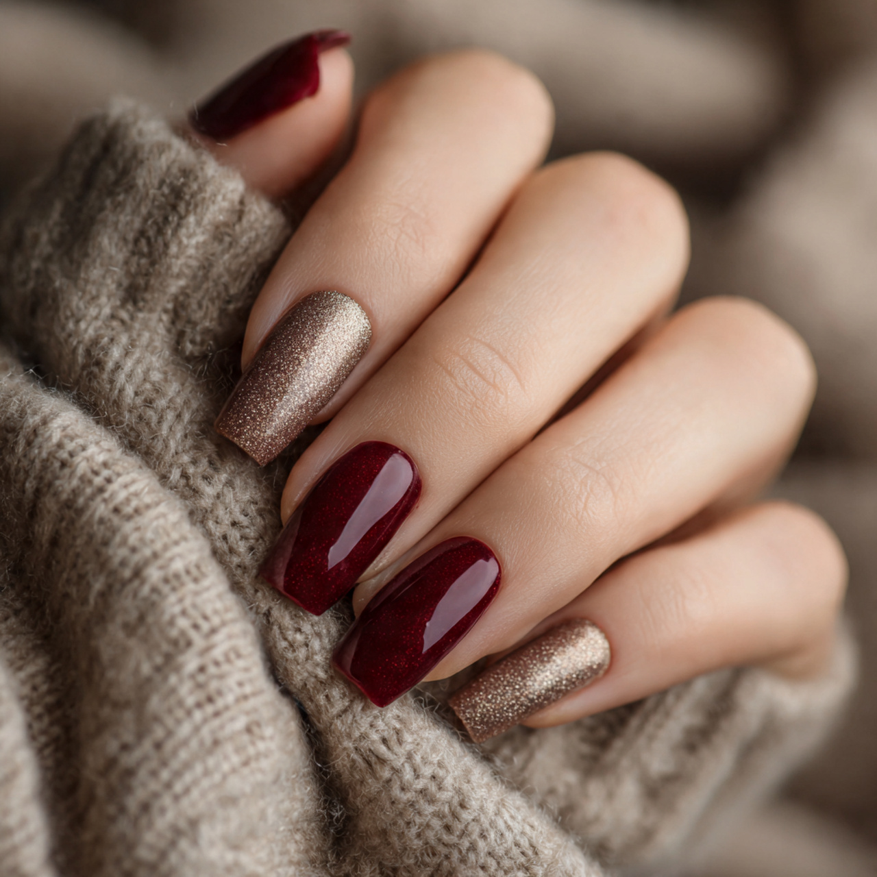 Deep Cherry Gold Dream