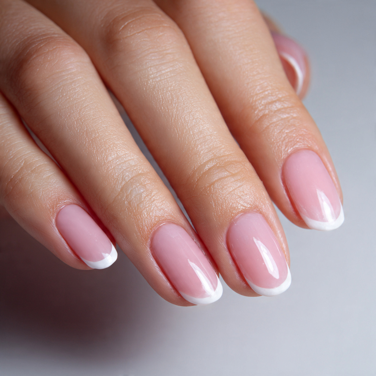 French Nails Colored Ideas for a Trendy Modern Look 1 Blush Petal Tips