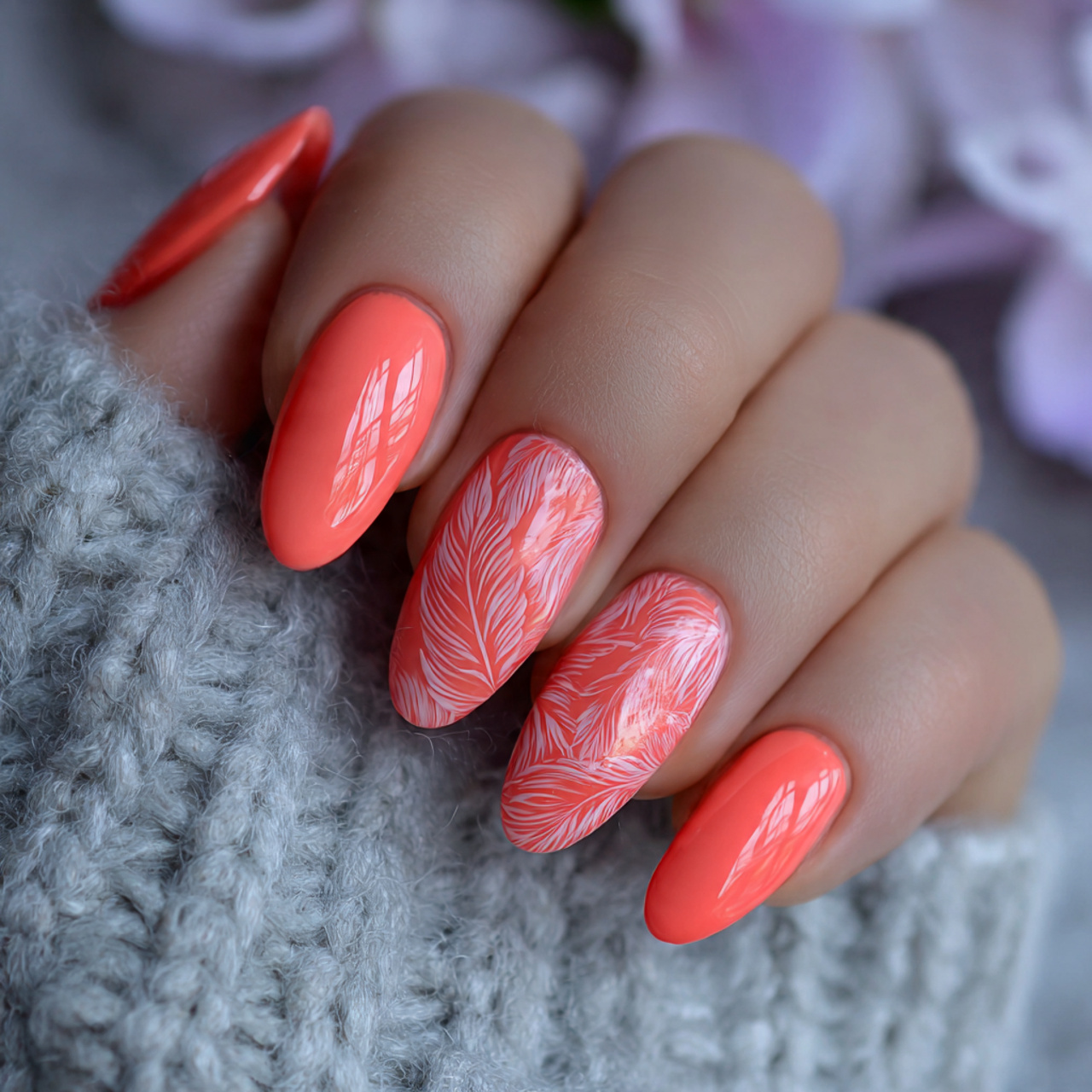 Glossy Coral Touch