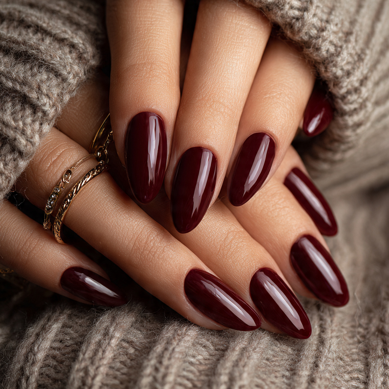 Glossy Wine Elegance