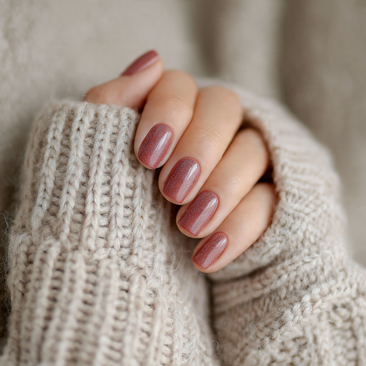 Red French with a Cozy Twist