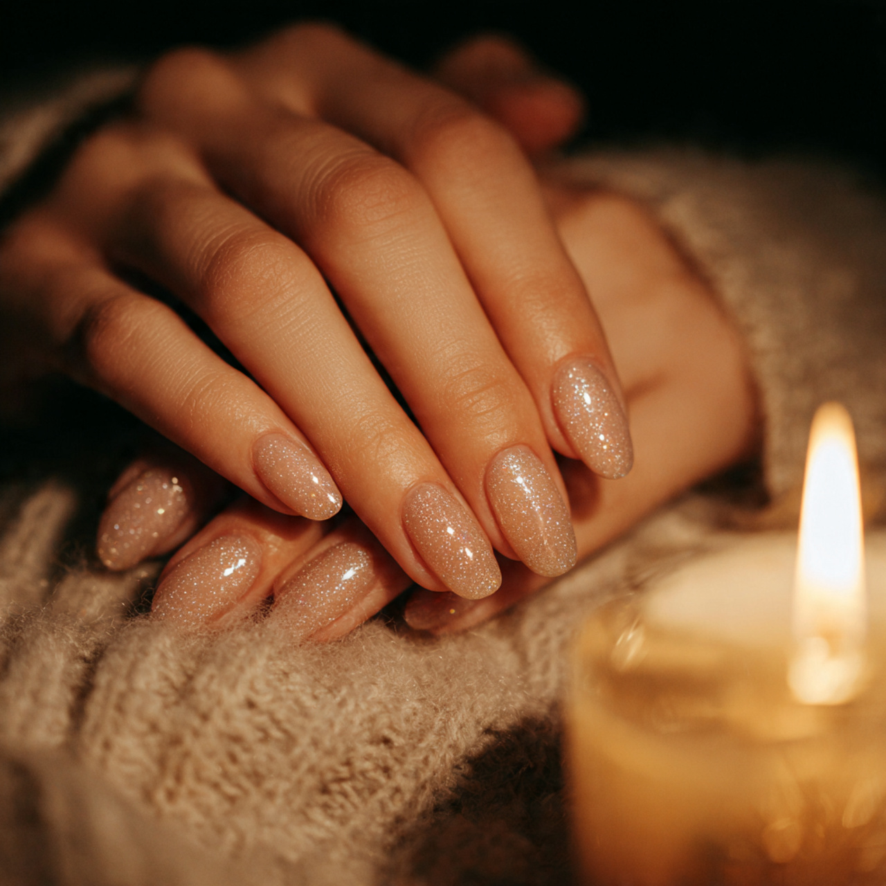 Nude with Winter Sparkle