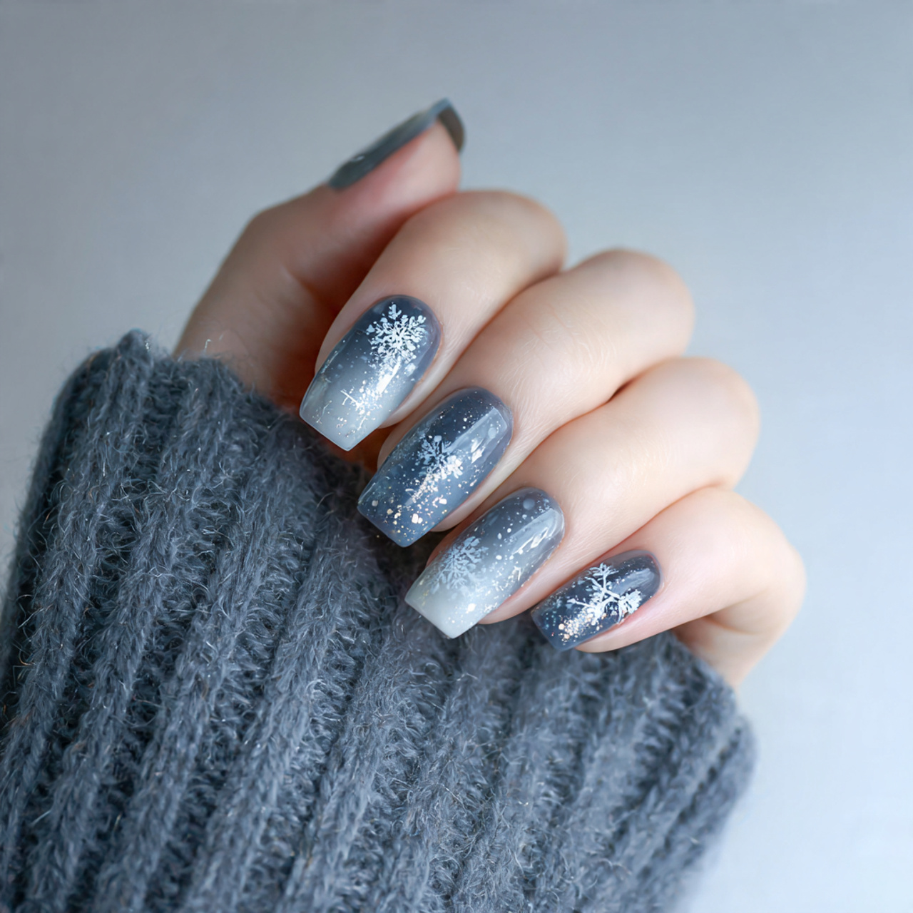 Winter Nails That Feel Cozy, Soft & Beautiful 1 Snowlight Whisper