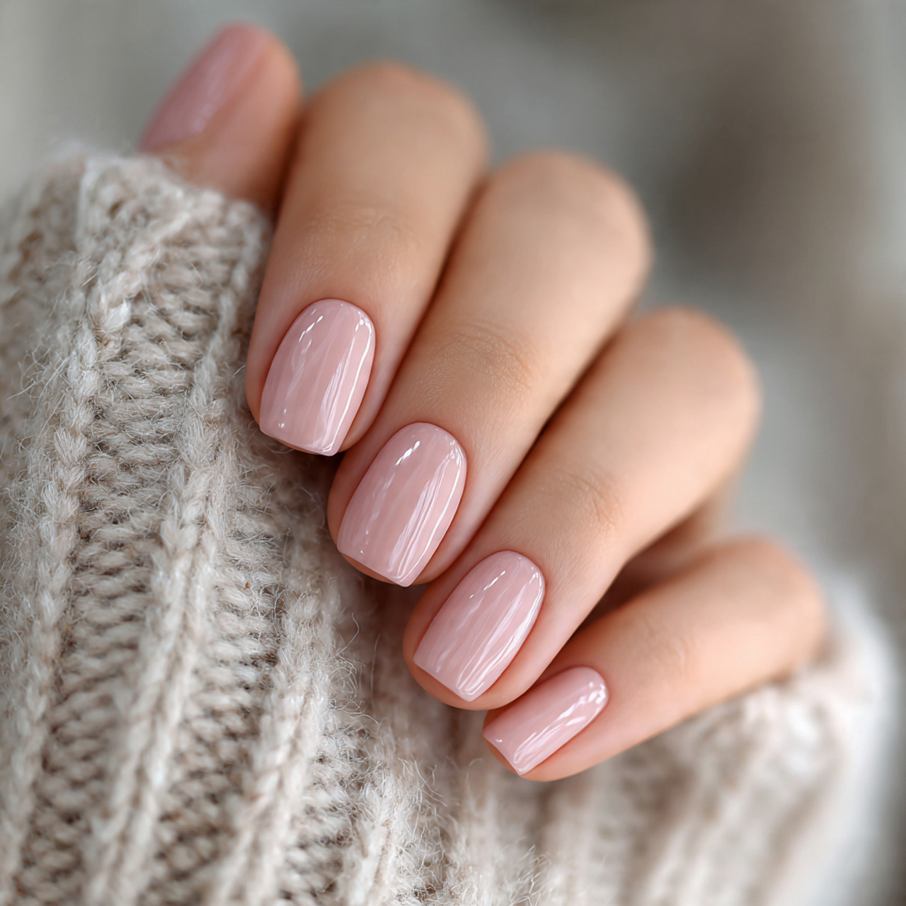 Powder Pink Cozy Chic