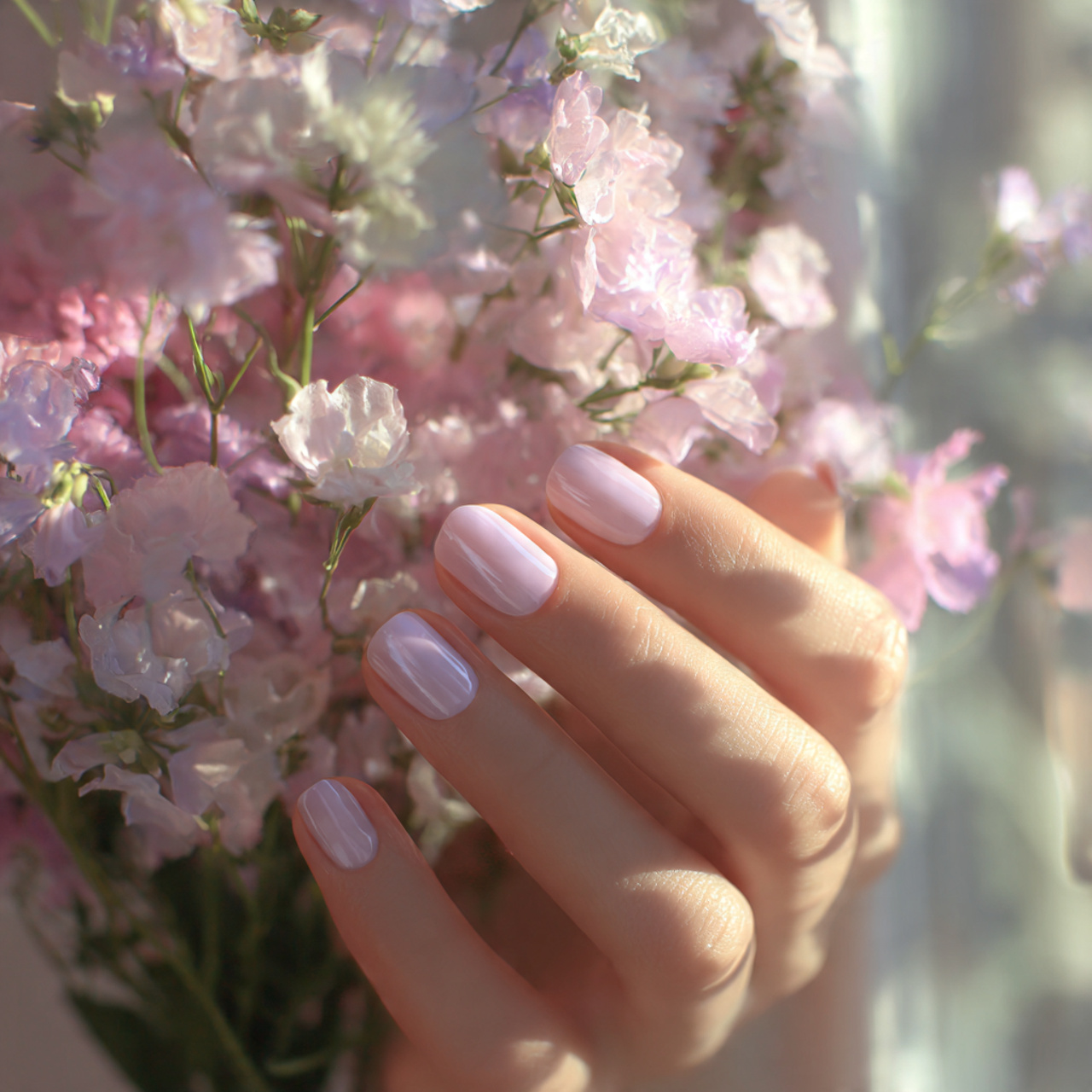 Soft & Feminine Simple Summer Nails Inspiration 4 Soft Lilac Haze
