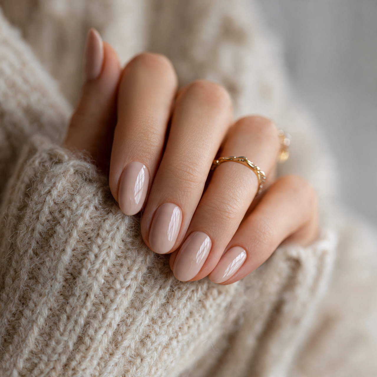 Short Almond Nails That Feel Cozy, Feminine, and Timeless 17 Short Almond Nails