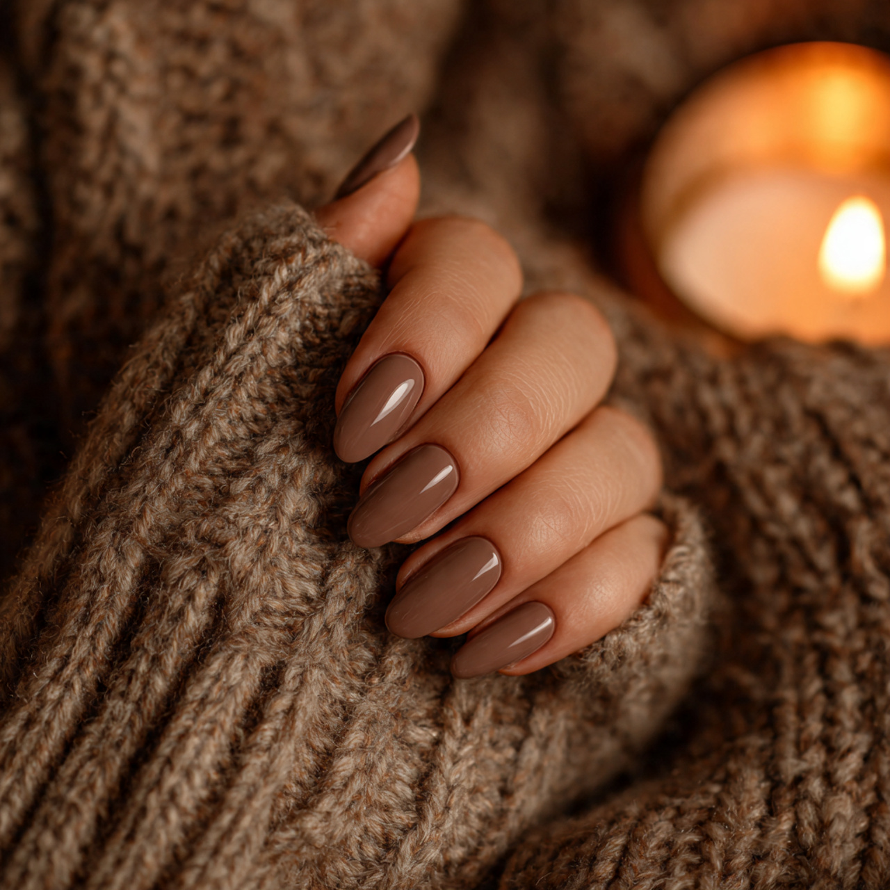 Midnight Cocoa Nails