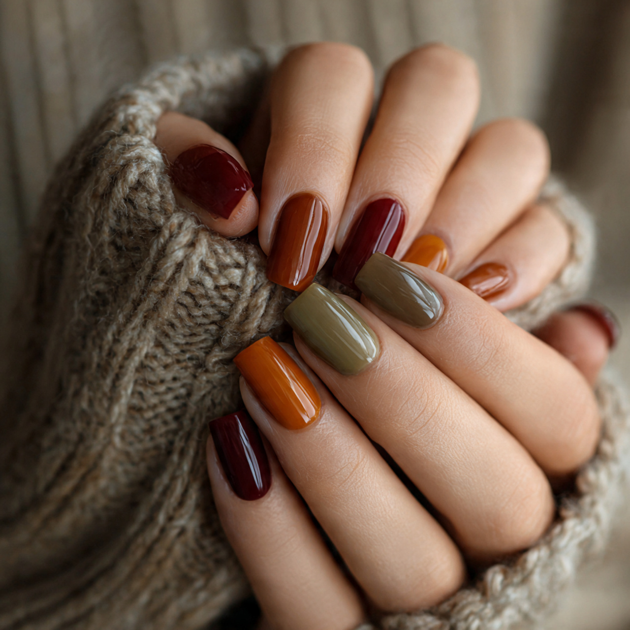 Fall Gel Nails