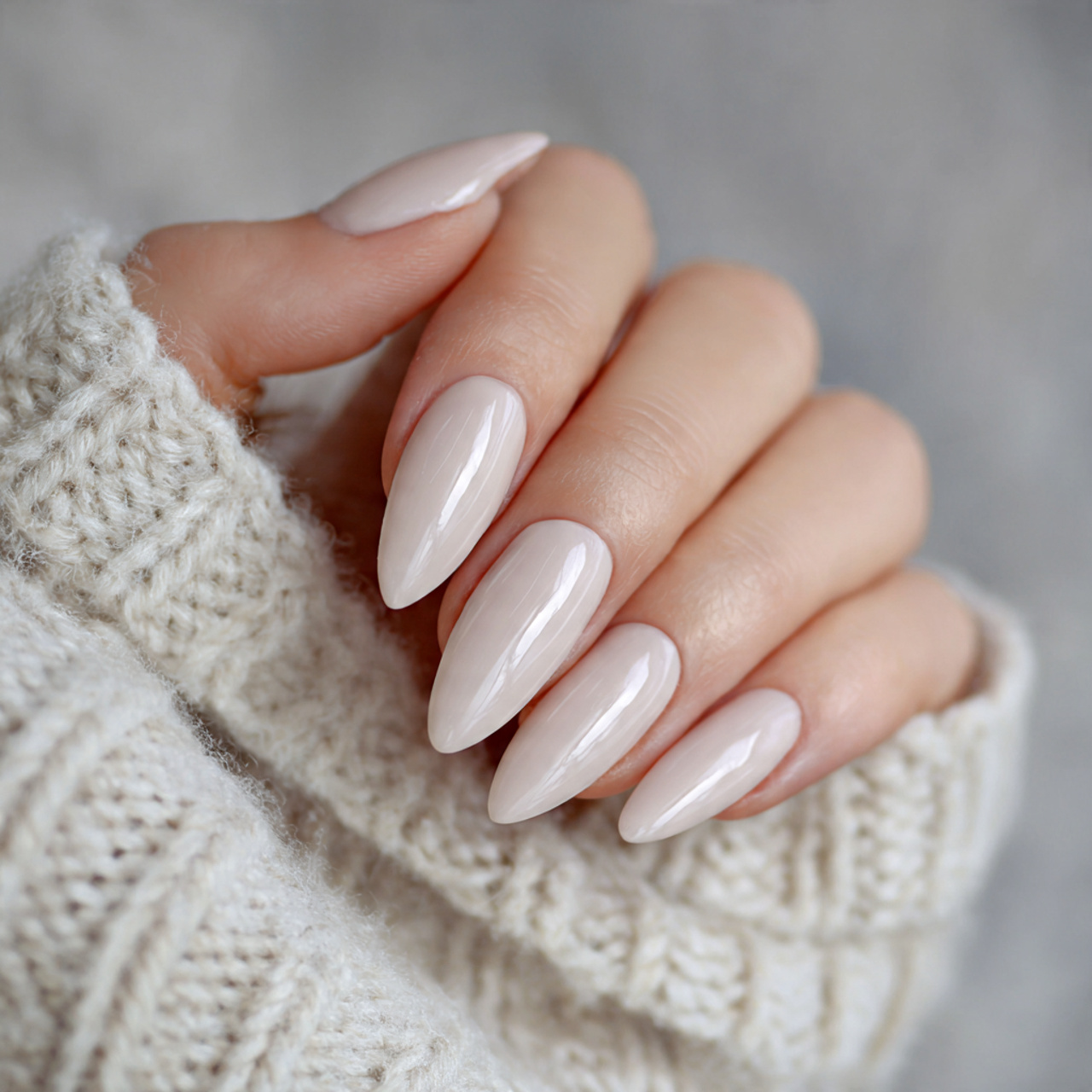 Almond Nails Inspiration That Feels Soft & Timeless 8 Vanilla Cream Almond
