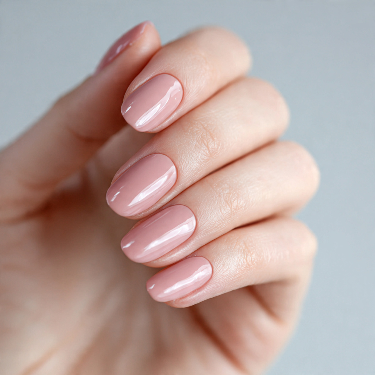 Soft & Chic Short Nails Inspiration for Everyday Beauty 11 Blushed Beige Harmony