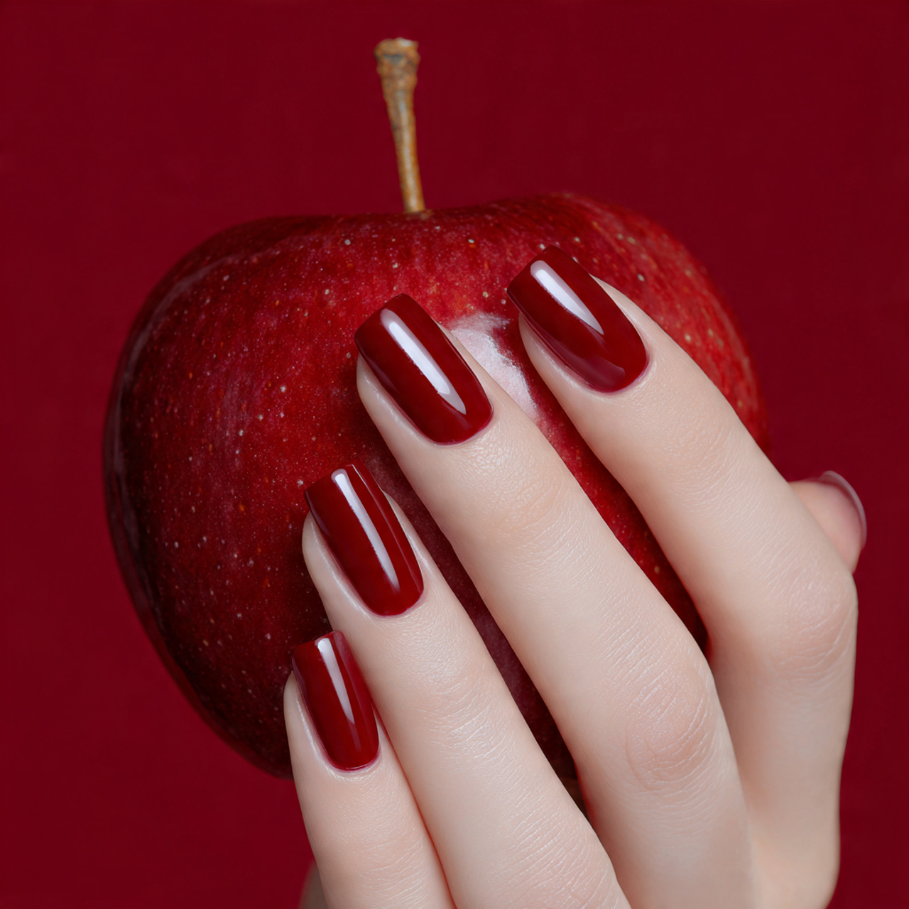 Glossed Apple Red Shine