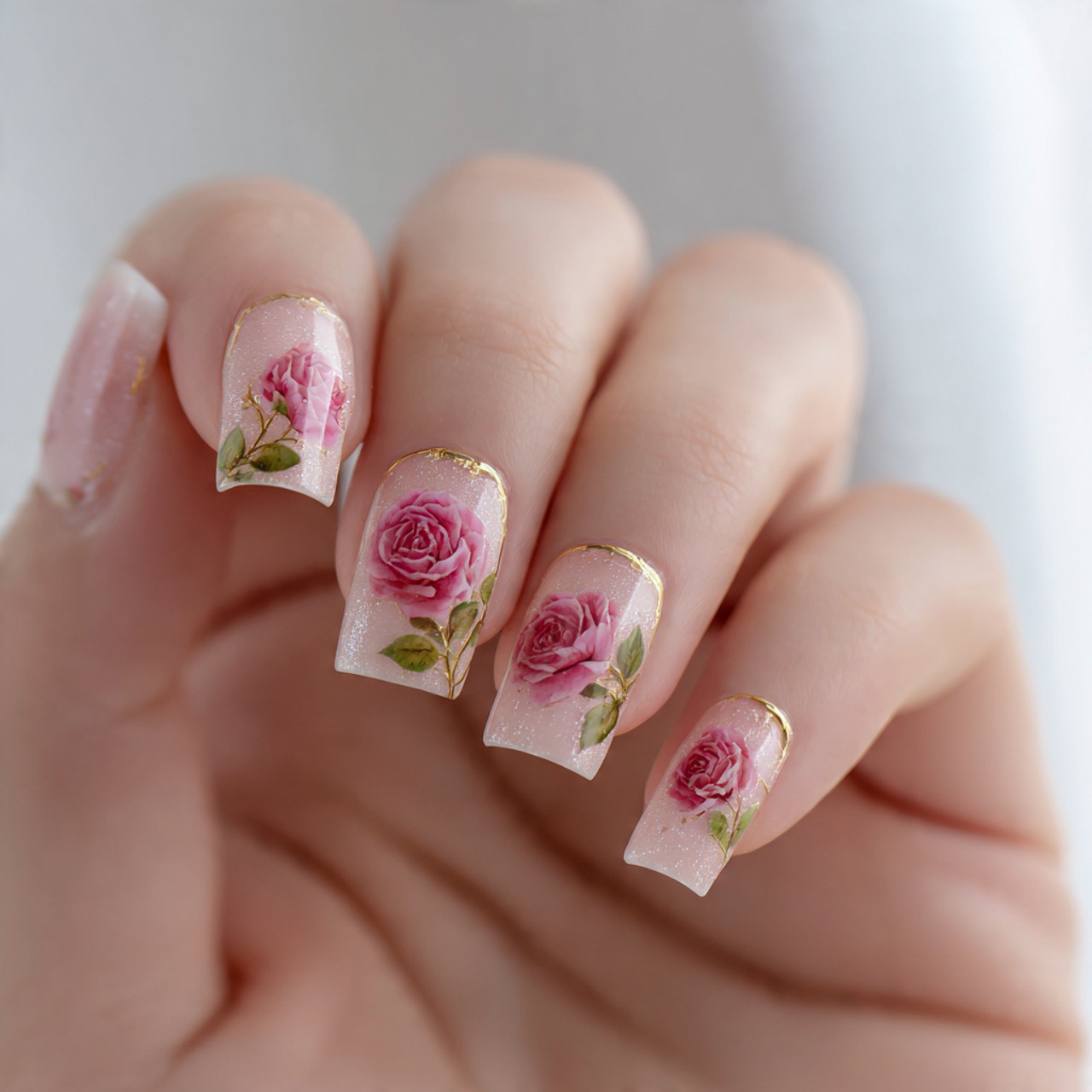 French Nails That Feel Soft Timeless and Elegant 11 Romantic Rose French