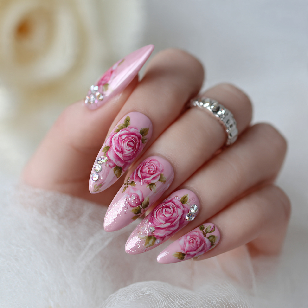 Almond Nails Inspiration That Feels Soft & Timeless 12 Baby Rose Almond