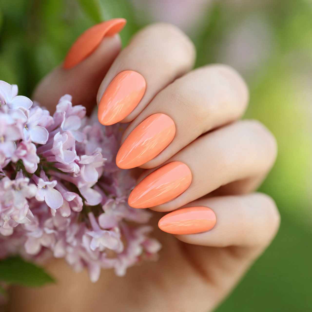 Spring Nails 2026 Trends You Need to See 8 Apricot Glow Fantasy