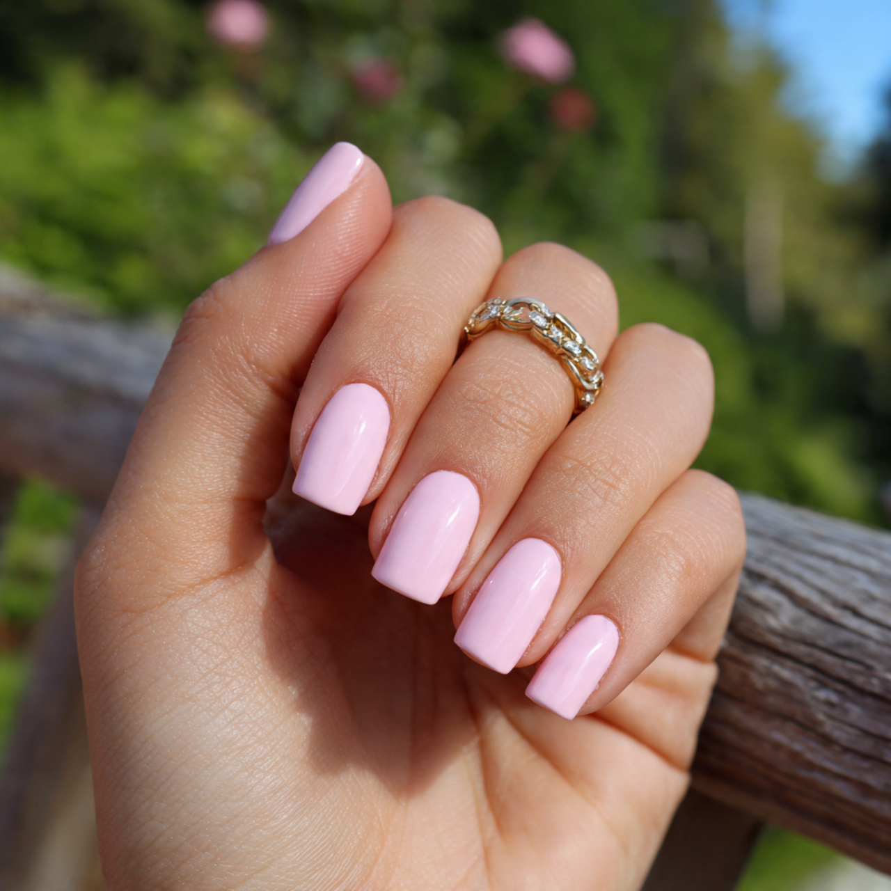 Trendy Short Pink Nails Designs to Try Now 2 Baby Pink Cloud Kiss