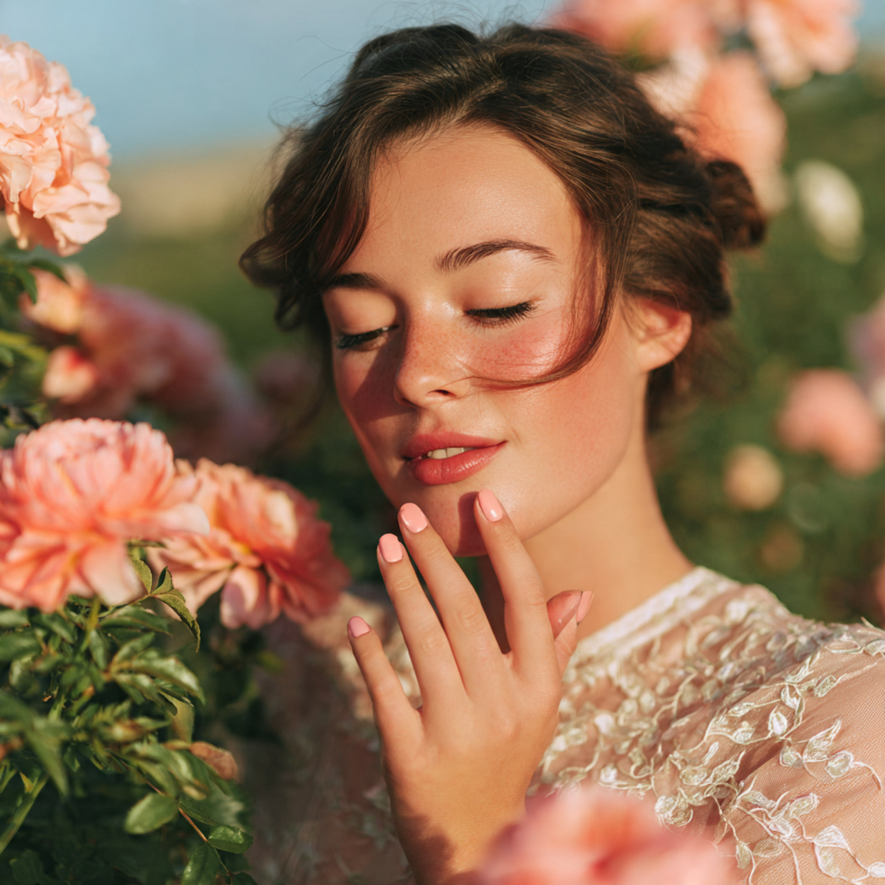 Minimal Short Natural Nails for Everyday Style 2 Blush Petal Glow