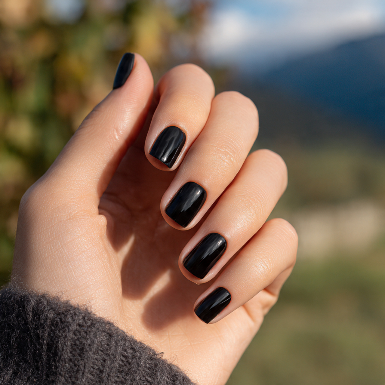 Classic Jet Black Simplicity