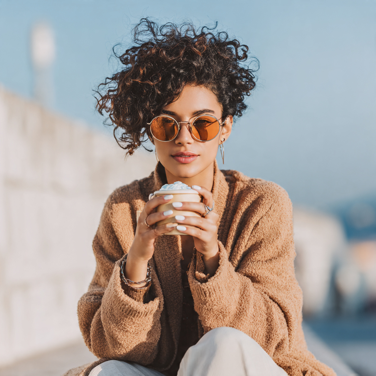 Minimal Short Natural Nails for Everyday Style 4 Creamy Latte Mood