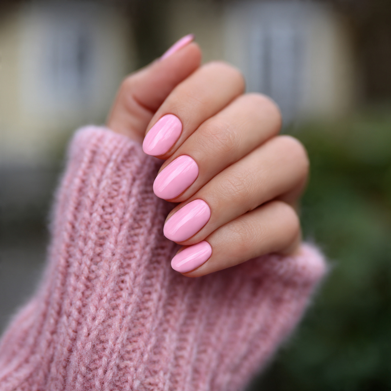 Trendy Short Pink Nails Designs to Try Now 9 Dusty Pink Romance