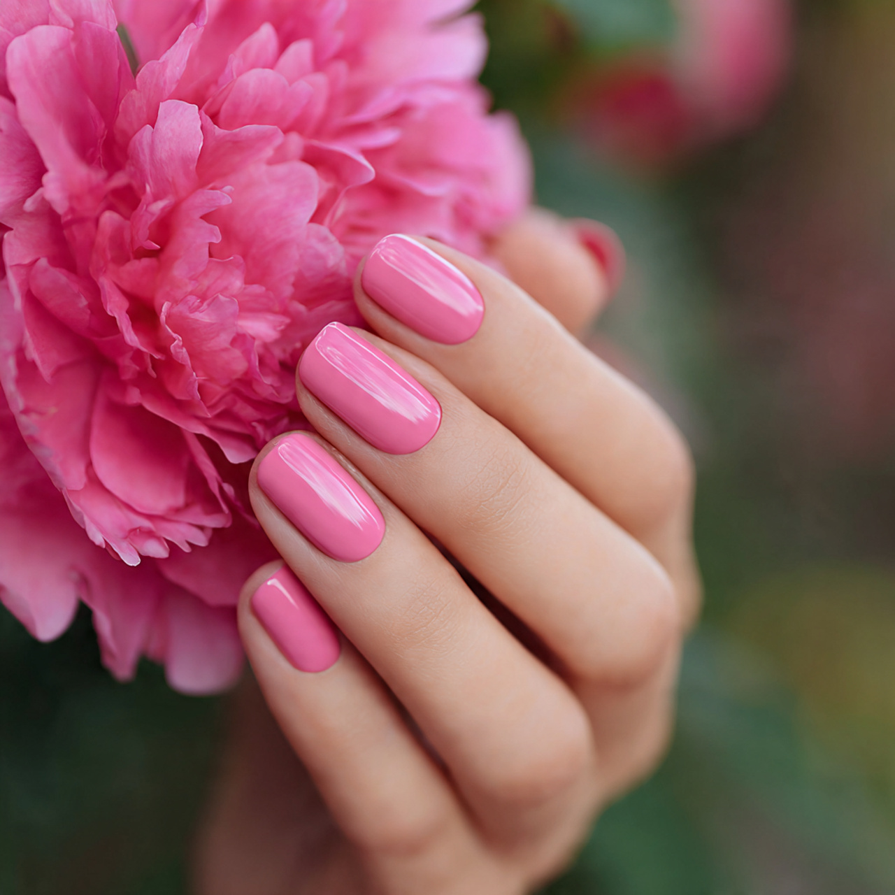 Fresh Spring Gel Nails Ideas for a Glossy Look 5 Garden Peony Daydream