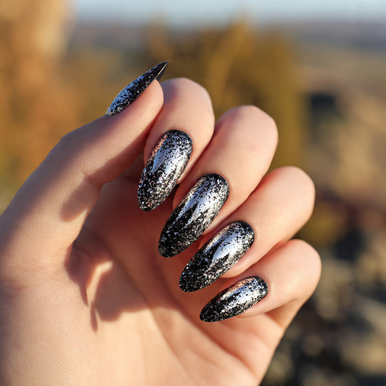 Glitter Cuticle Halo