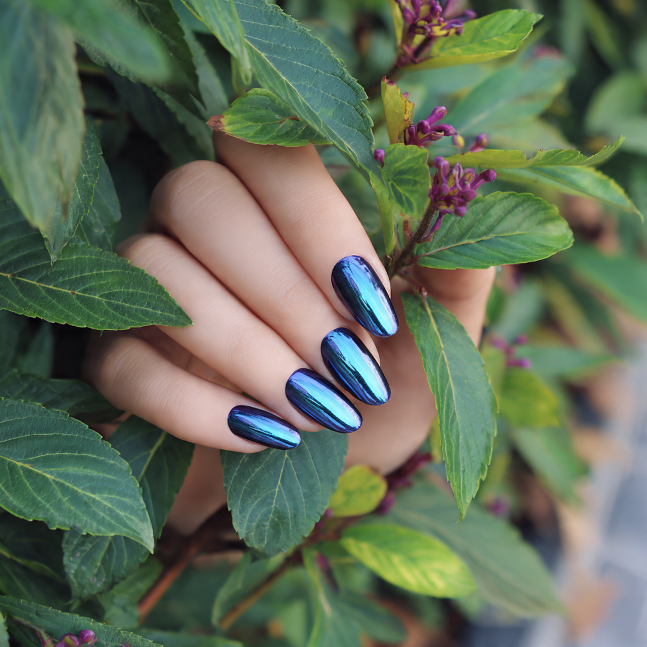 Iridescent Blue Pearl