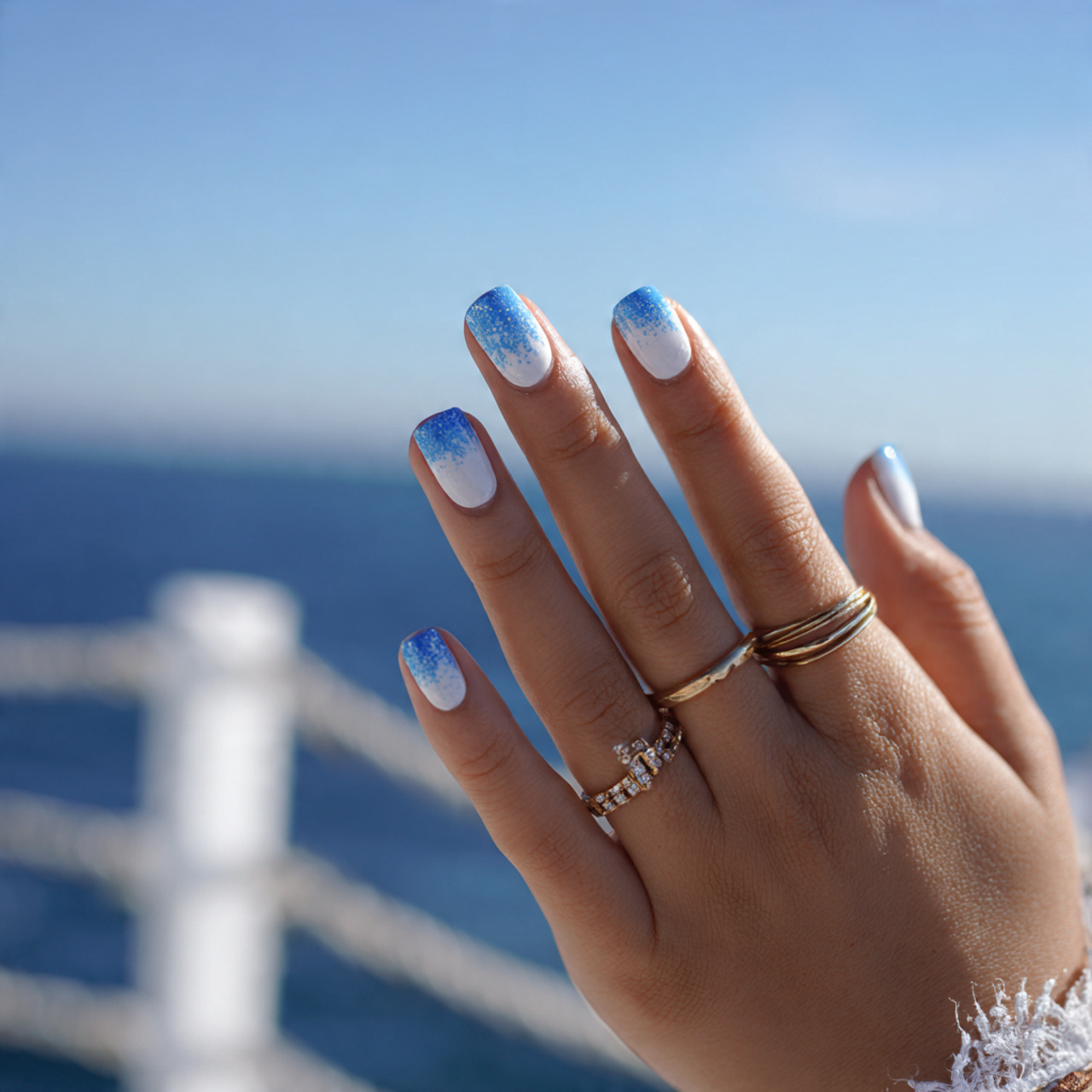 Elegant Blue and White Nails for a Fresh Look 2 Ocean Whisper