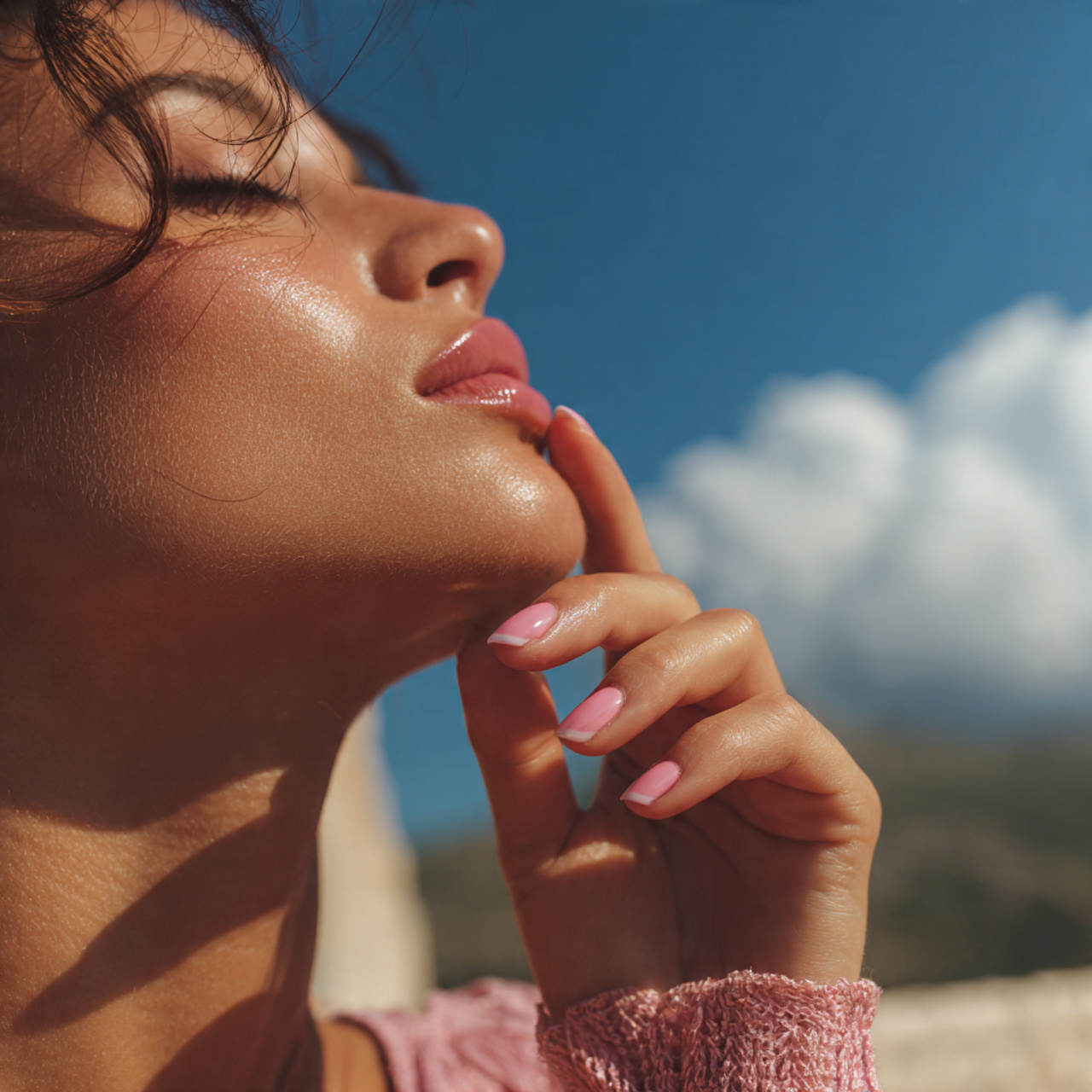 Trendy Short Pink Nails Designs to Try Now 3 Rosy French Whisper