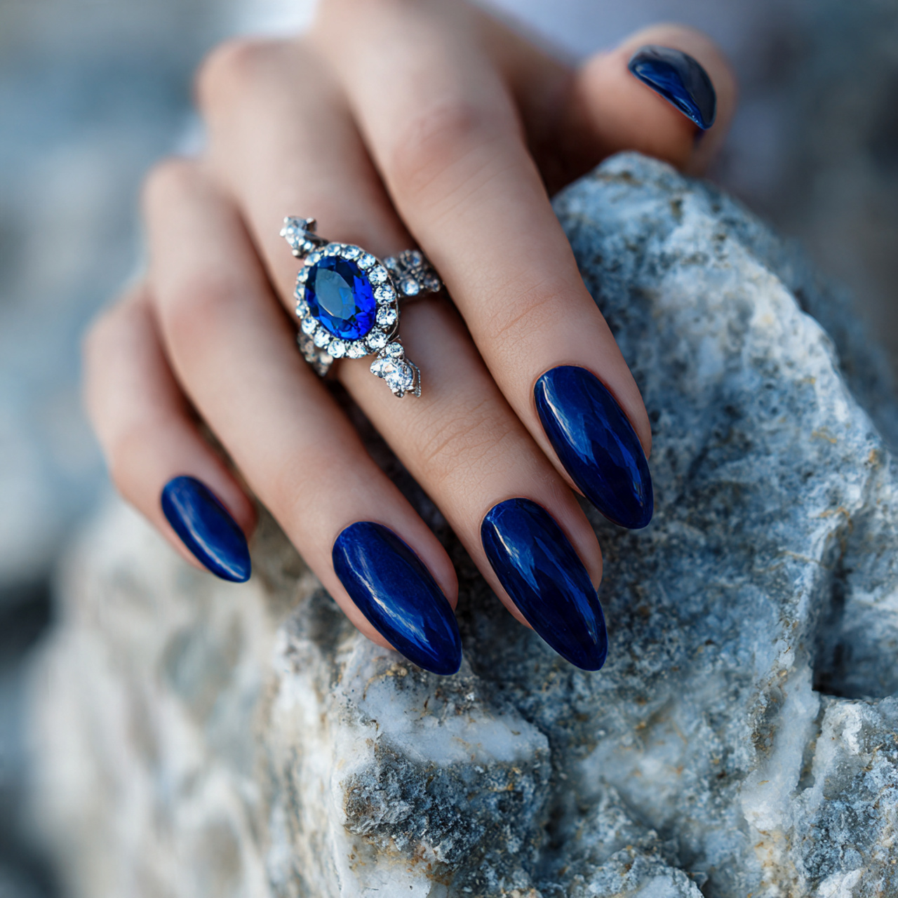 Sapphire Accent Gem