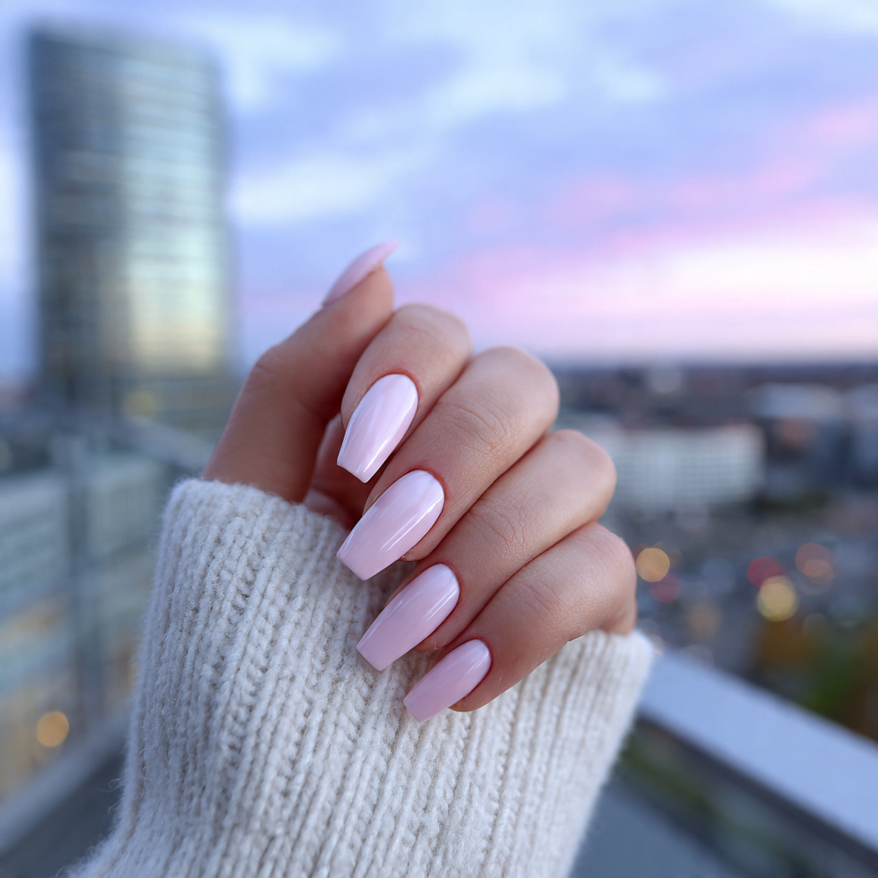 Classy and Modern Short Coffin Nails